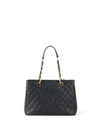 Chanel Black Caviar Grand Shopping Tote