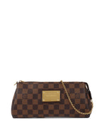 Louis Vuitton Damier Ebene Eva Bag.
