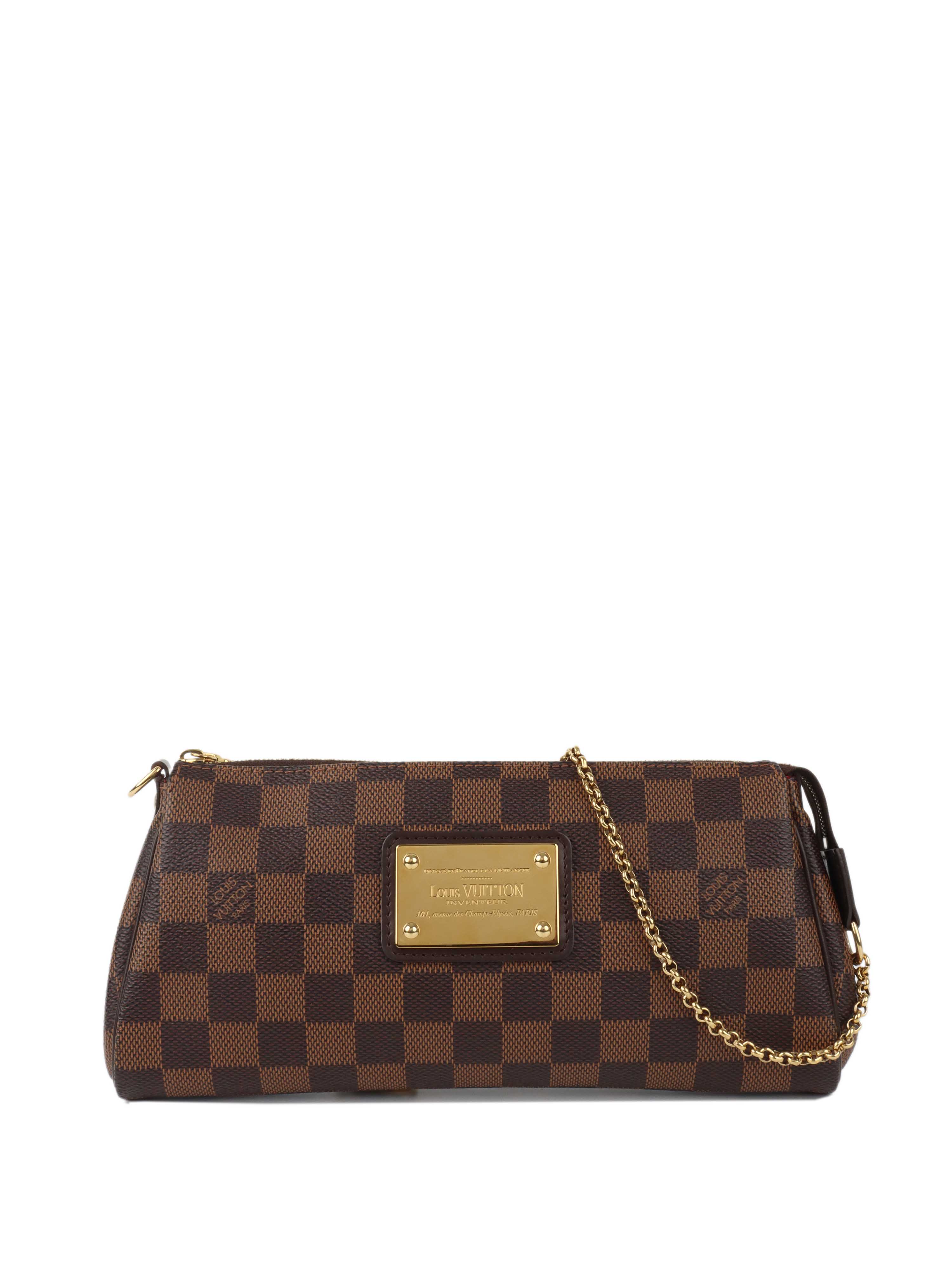 Louis Vuitton Damier Ebene Eva Bag.
