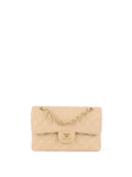 Chanel Small Beige Caviar Classic Flap