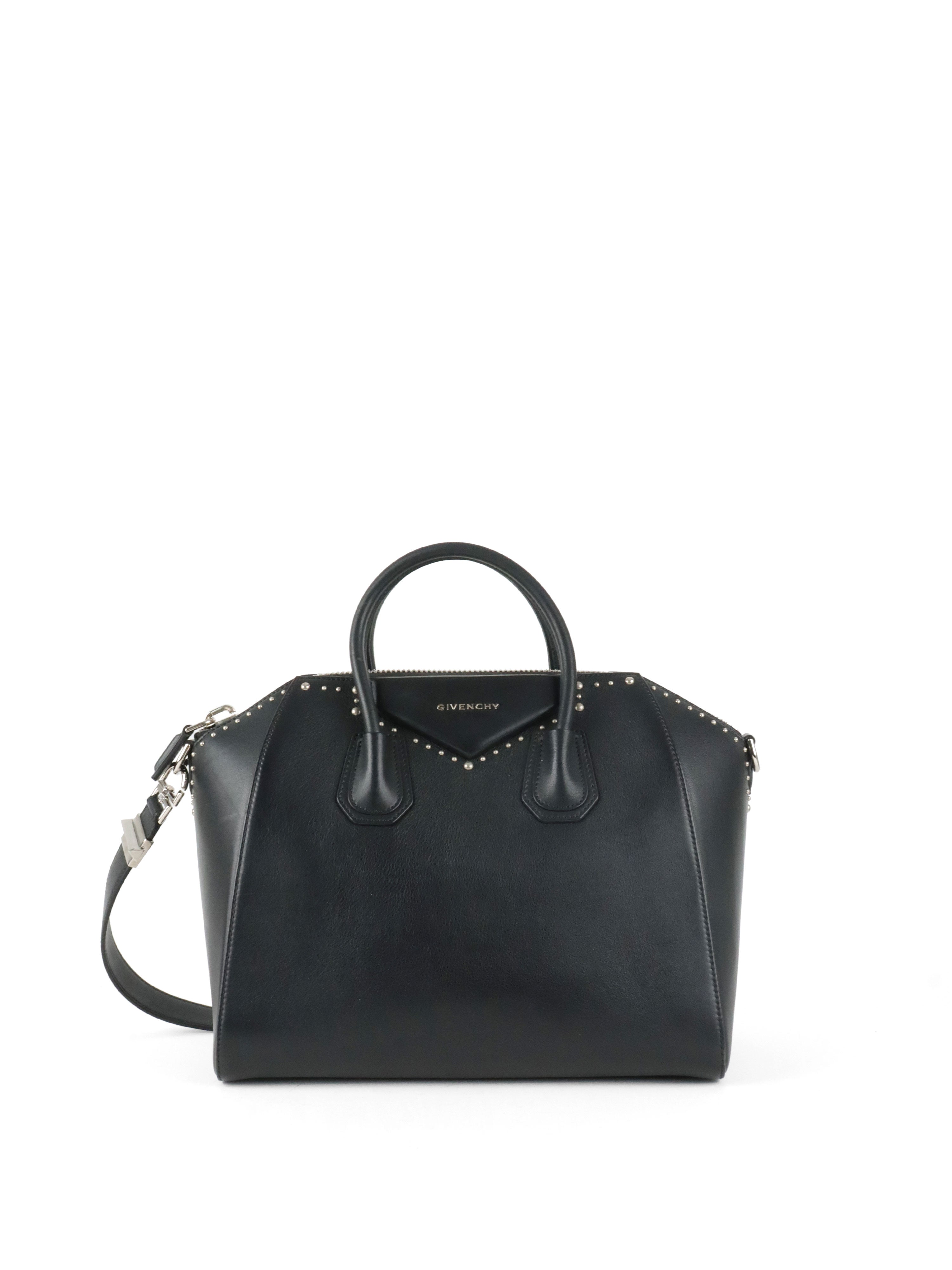 Givenchy Black Large Studs Antigona Bag