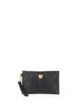 Versace Black Medusa Floral Clutch