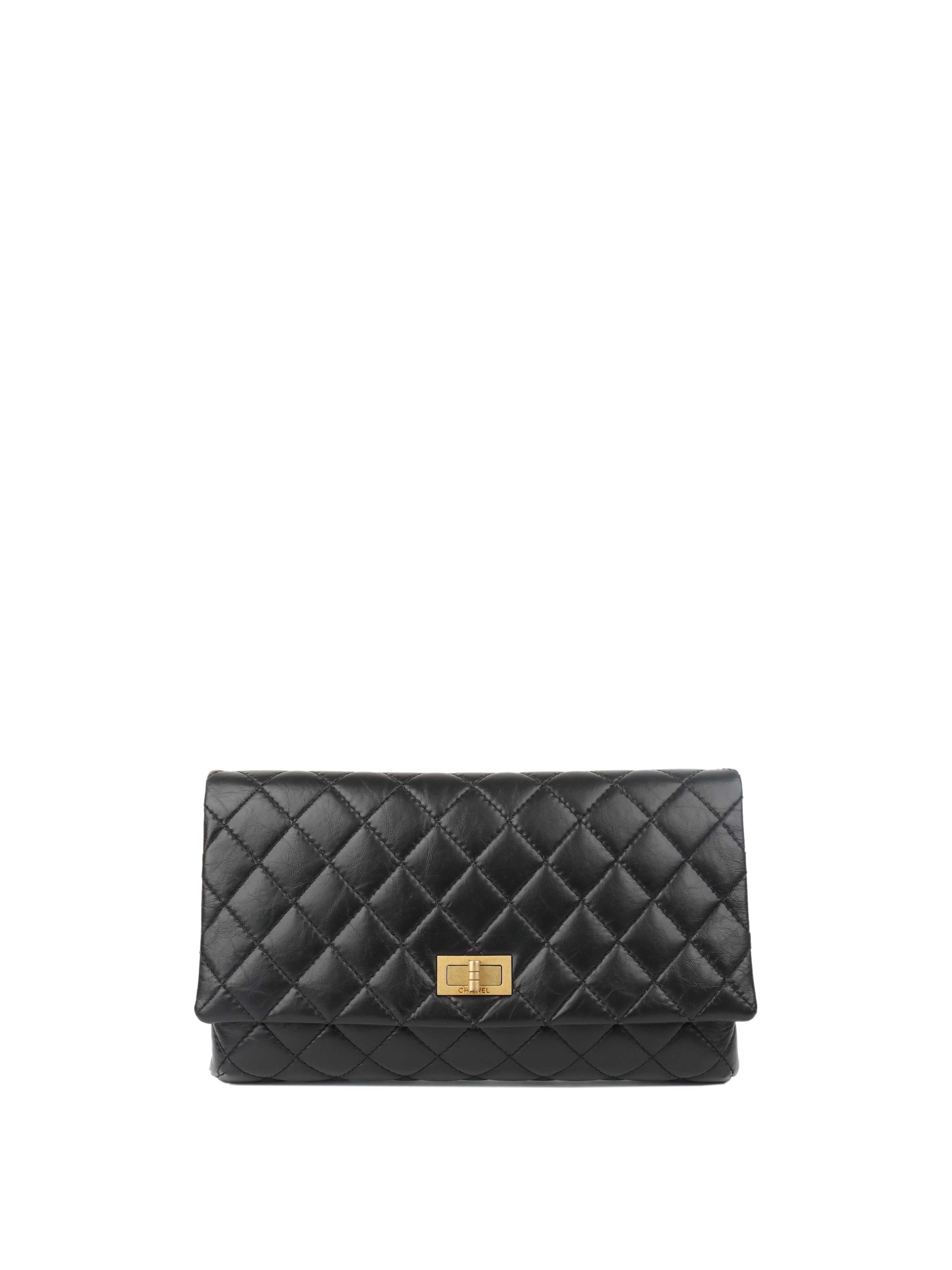 Chanel Black 2.55 Pouch.