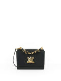 Louis Vuitton Black Epi Twist MM Chain Handle Bag