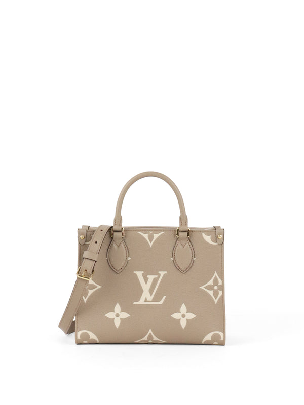 Louis Vuitton Tourterelle / Crème OnTheGo PM Bag