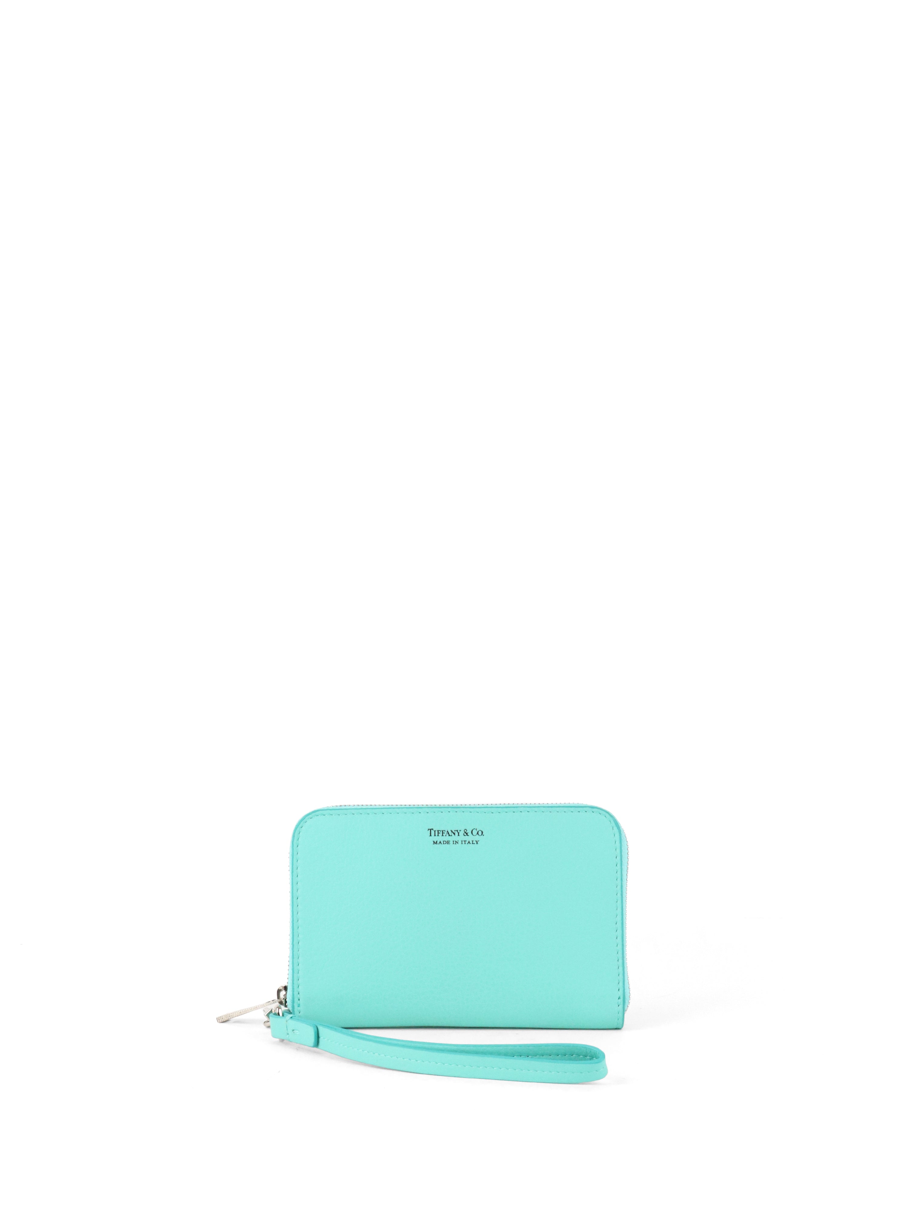 Tiffany & Co Turquoise Wristlet Wallet