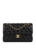 Chanel Small Black Lambskin Classic Flap.