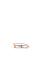 Hermes Mauve Pale Roulis Double Tour Bracelet RGHW