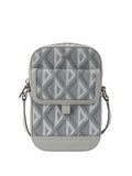 Dior Silver 'Hit The Road' Vertical Crossbody Pouch.
