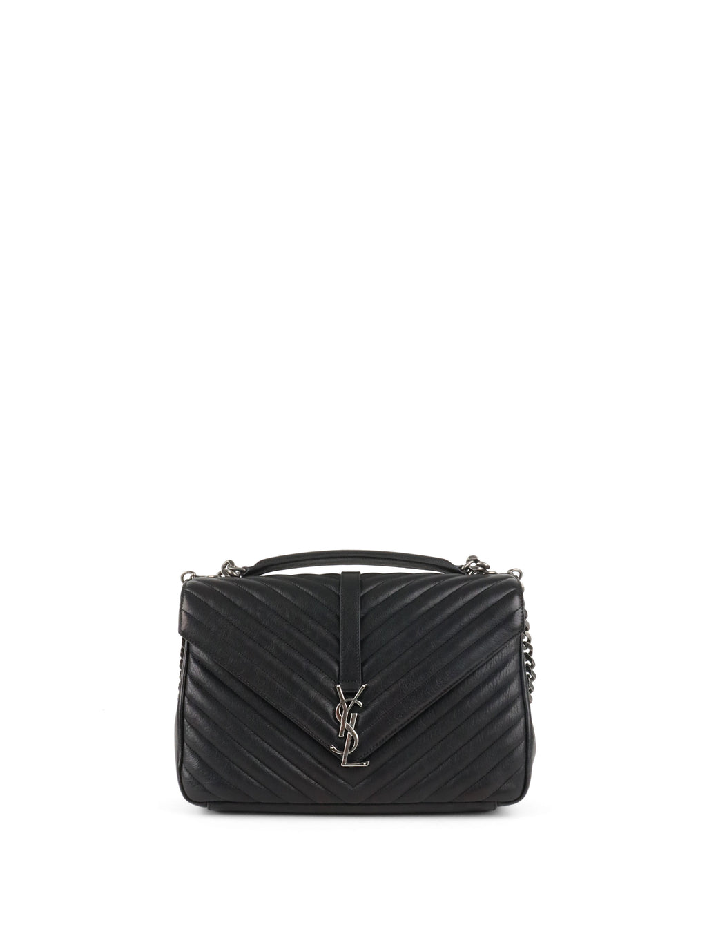 Saint Laurent Large Black College Bag