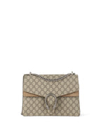 Gucci Ebony Medium GG Supreme Dionysus Shoulder Bag