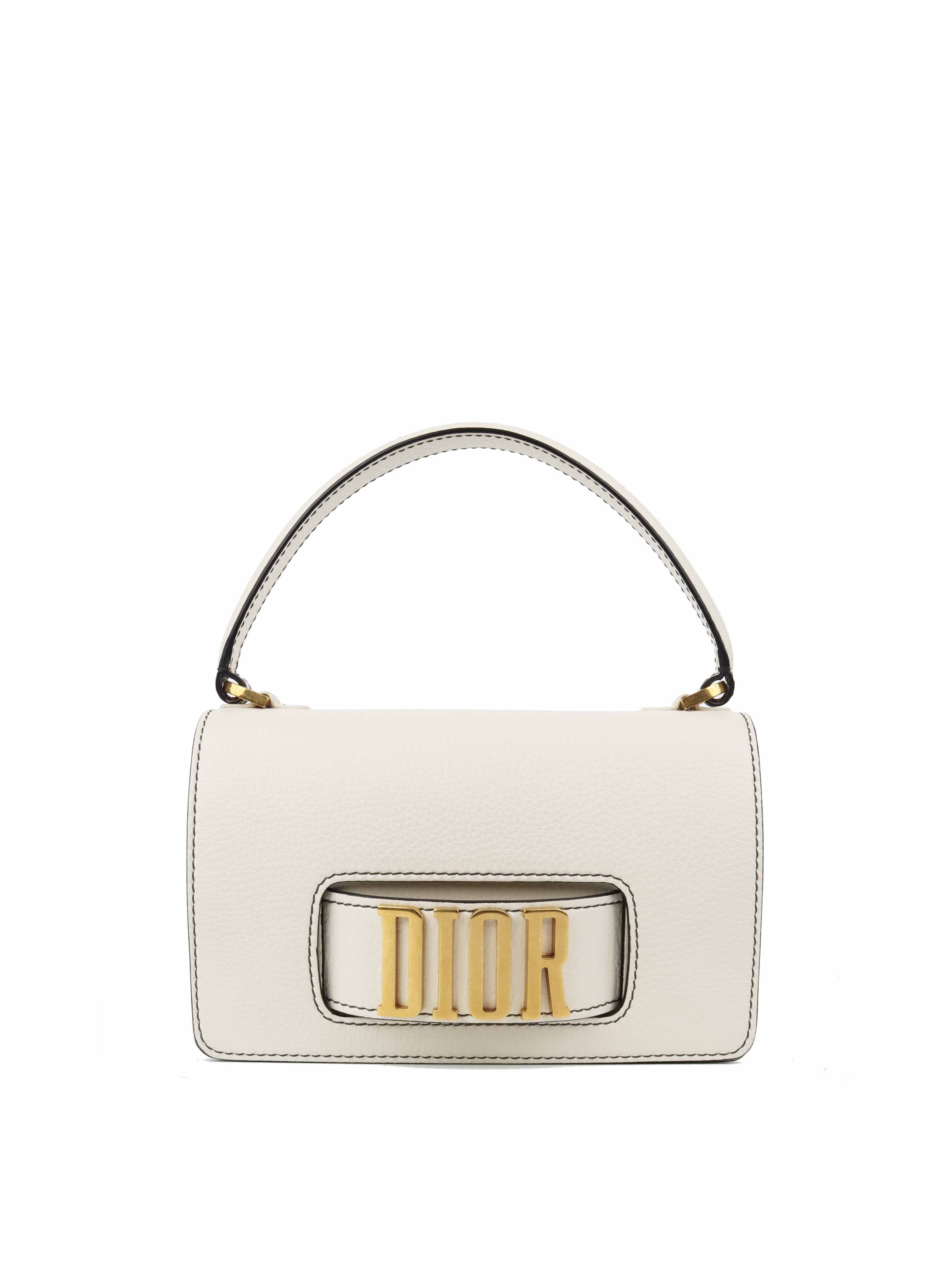 Christian Dior White DIor Shoulder Bag