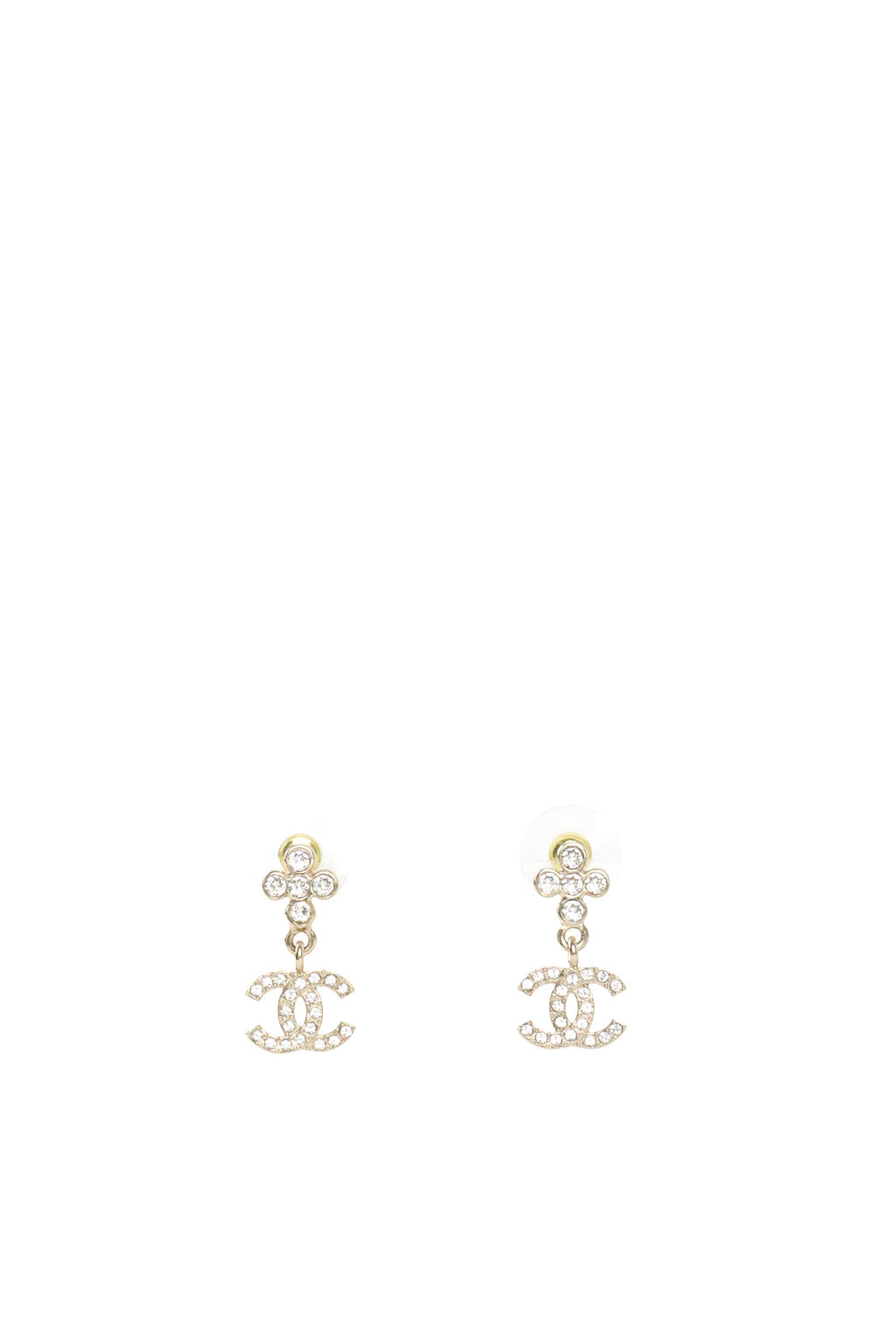Chanel Crystal Drop Earring