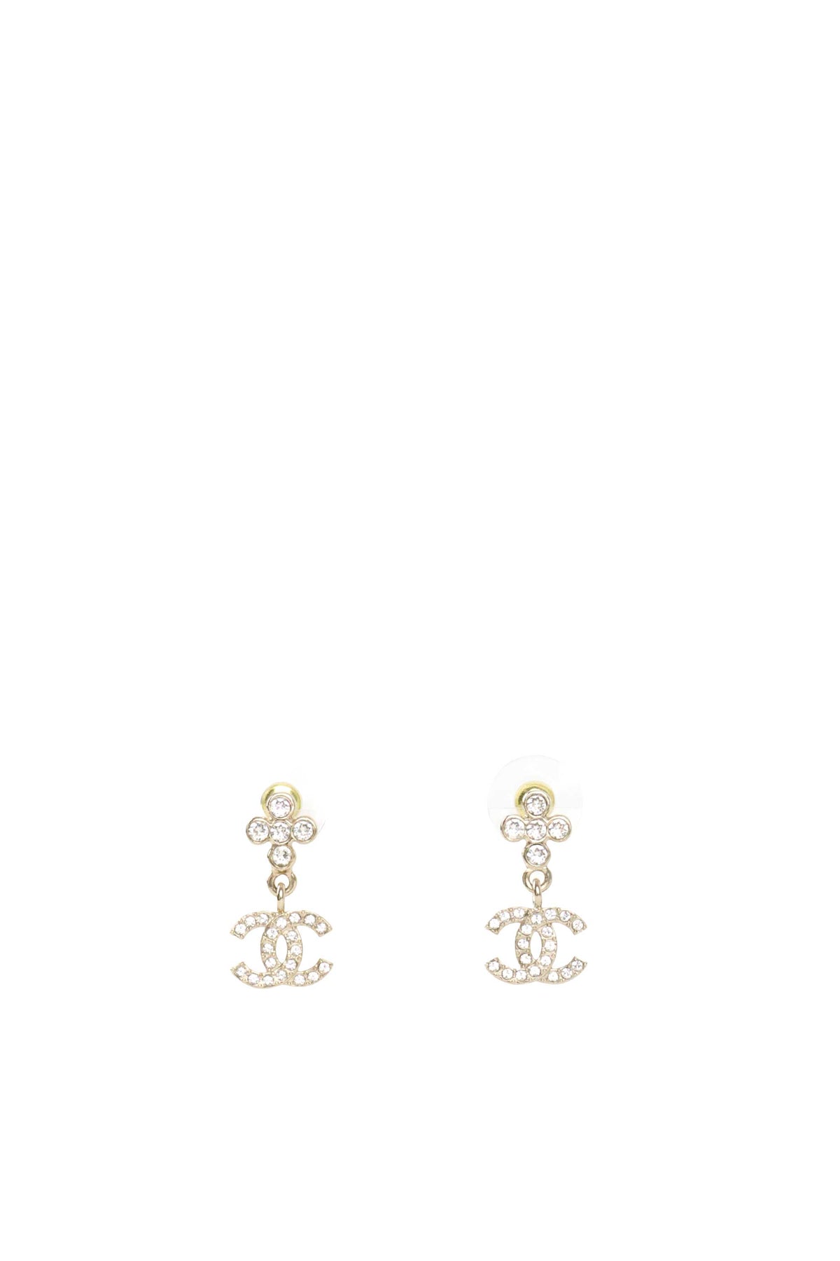 Chanel Crystal Drop Earring