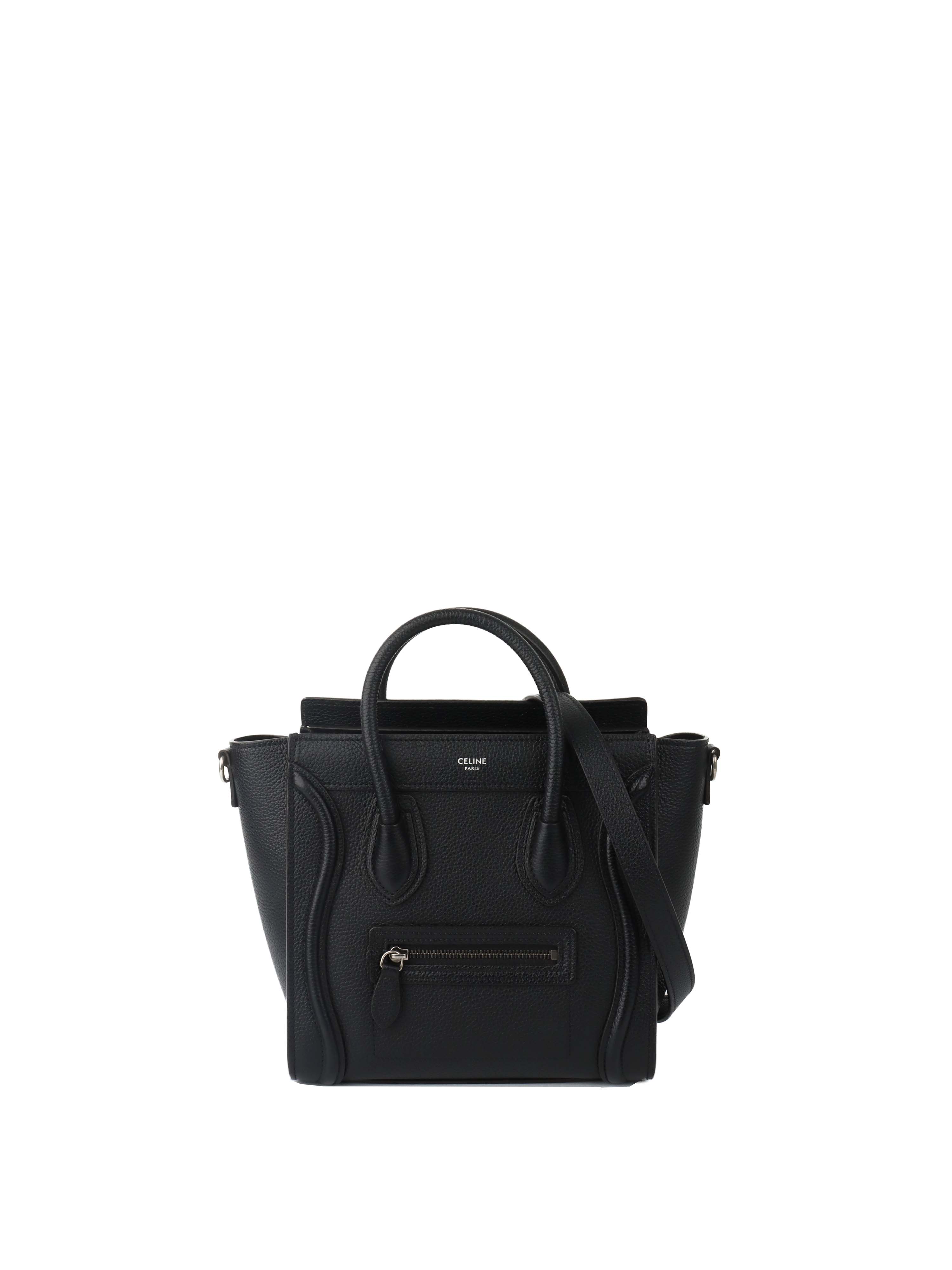 Celine Black Nano Luggage Bag