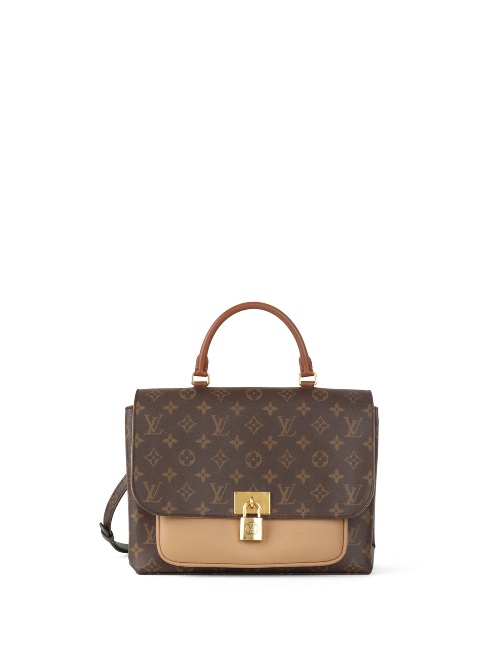 Louis Vuitton Marignan Beige Brown Monogram Shoulder Bag