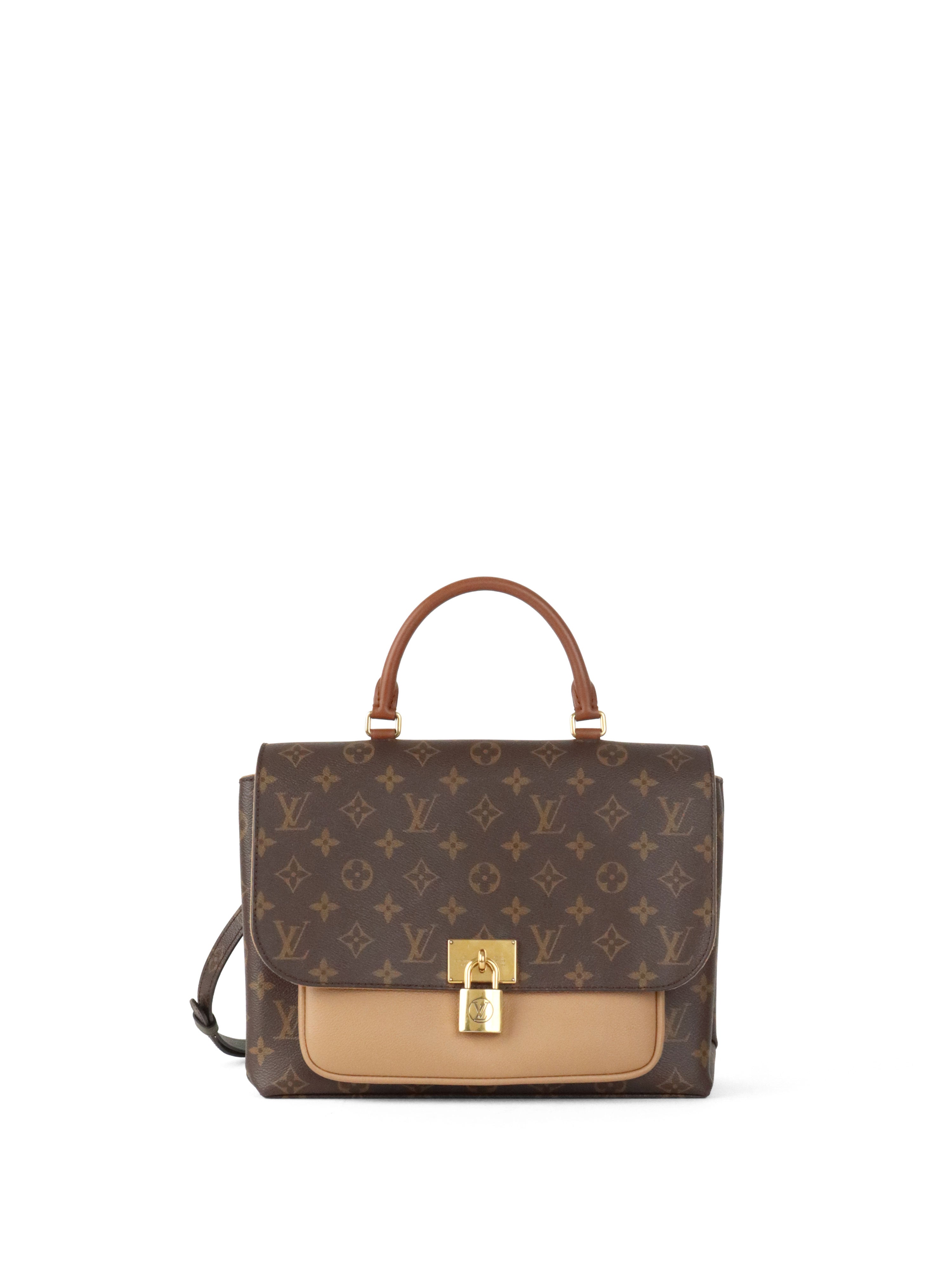 Louis Vuitton Marignan Beige Brown Monogram Shoulder Bag