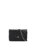 Chanel Caviar Black Wallet on Chain SHW.