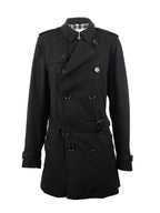 Burberry Black Trench Coat.