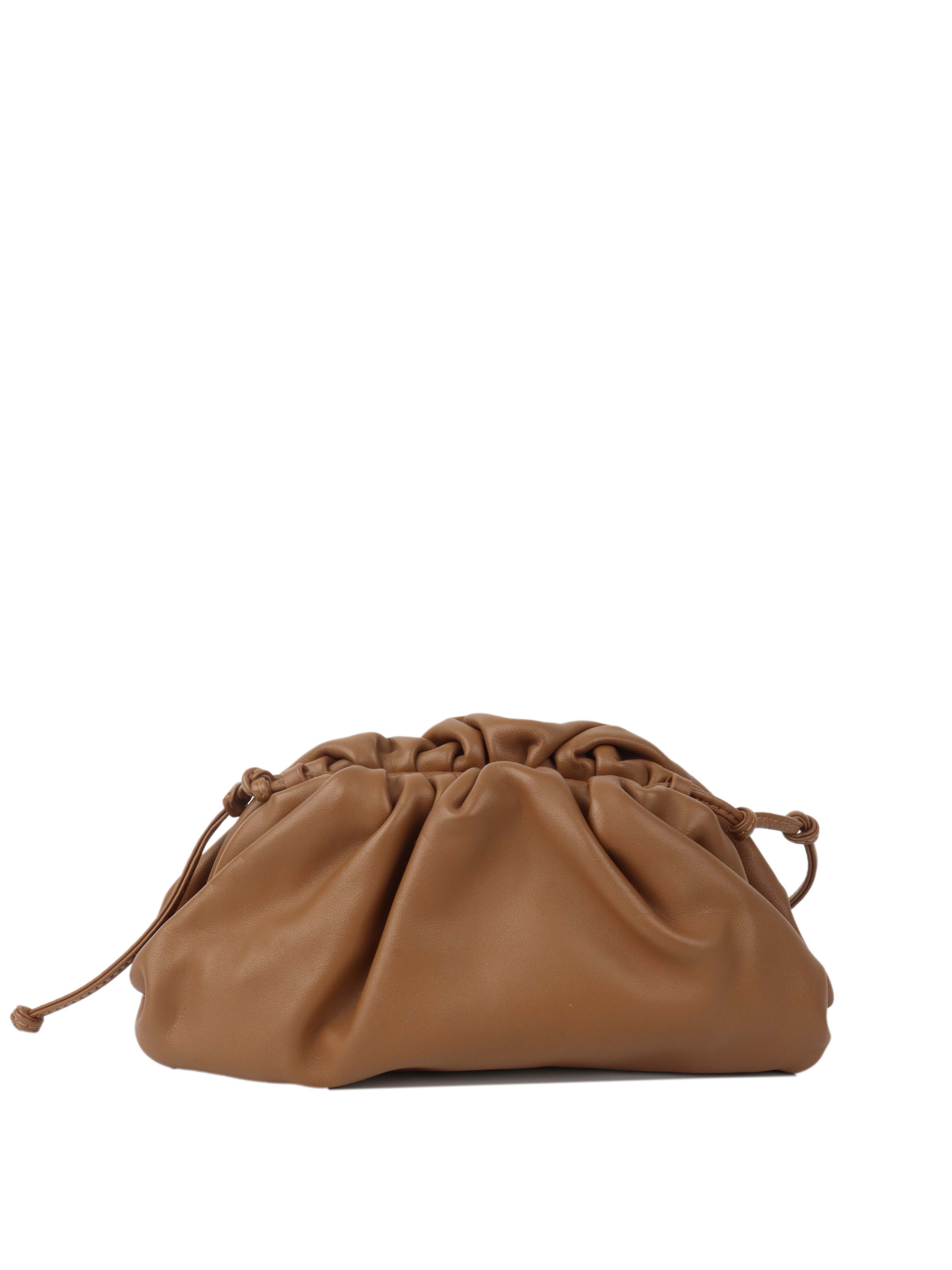 Bottega Veneta Mini Pouch in Tan.