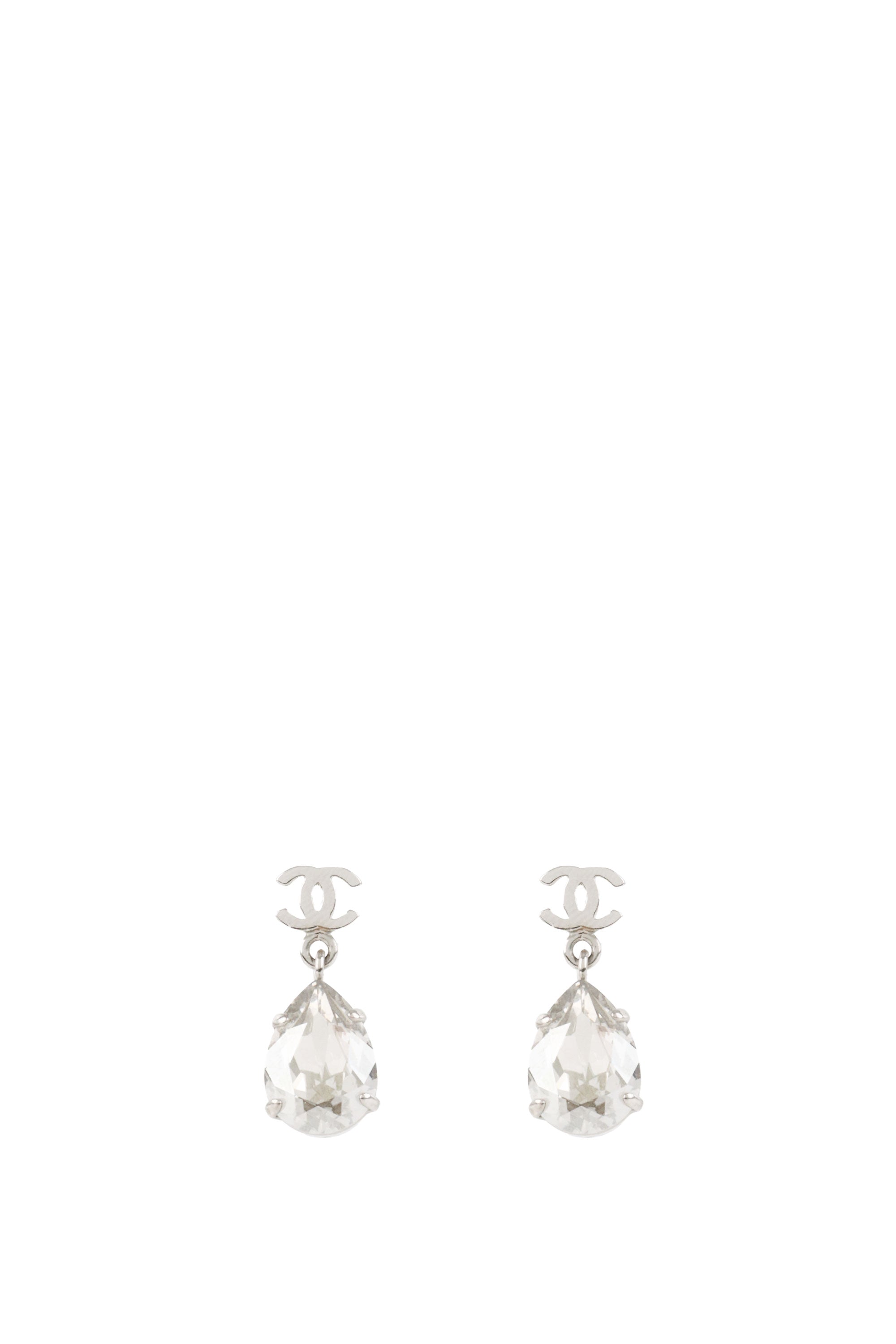 Chanel Drop Crystal Earring.