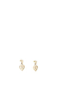 Chanel Light Gold Heart Coco in Love Drop Earring