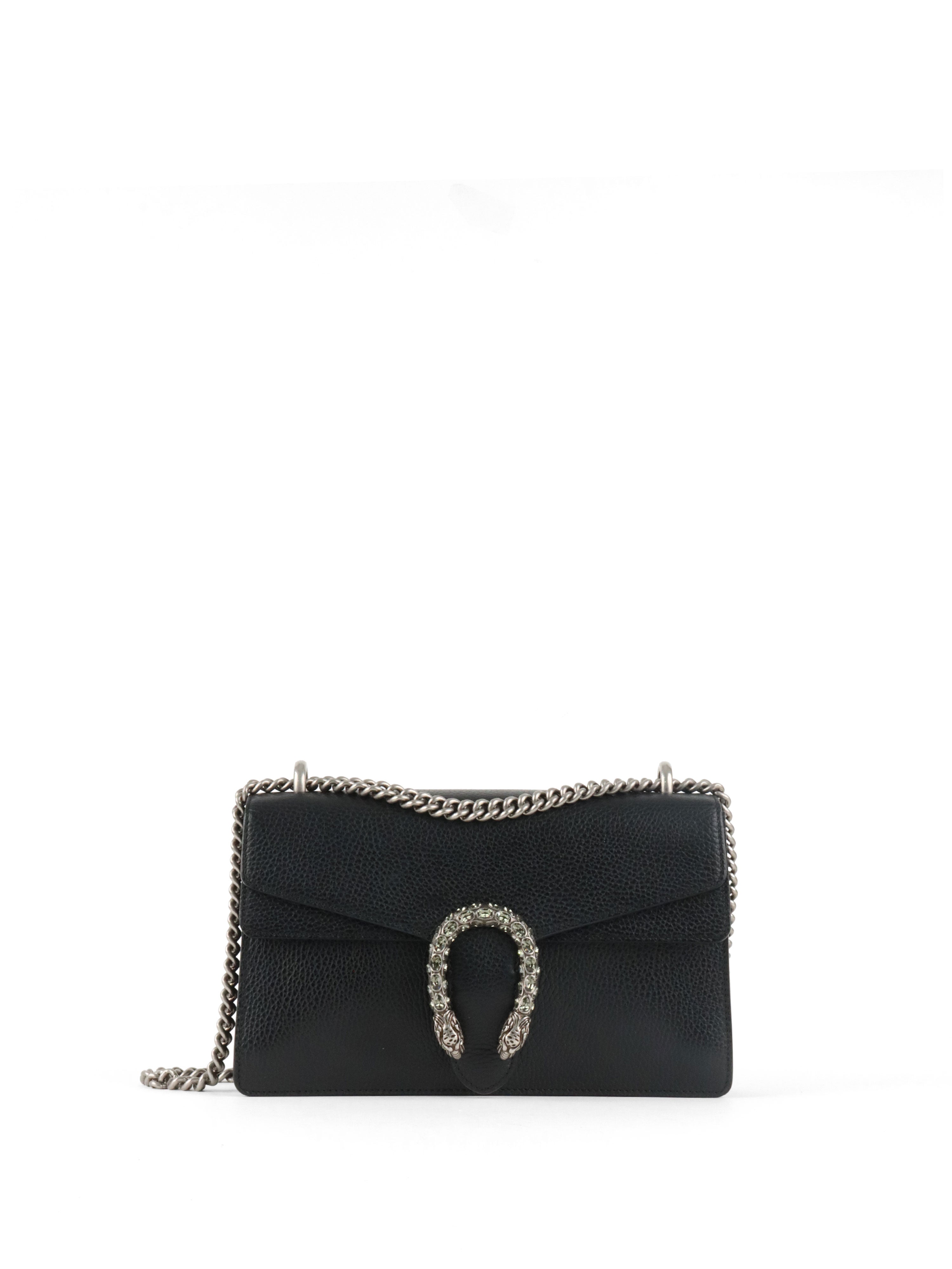 Gucci Small Black Dionysus Bag.
