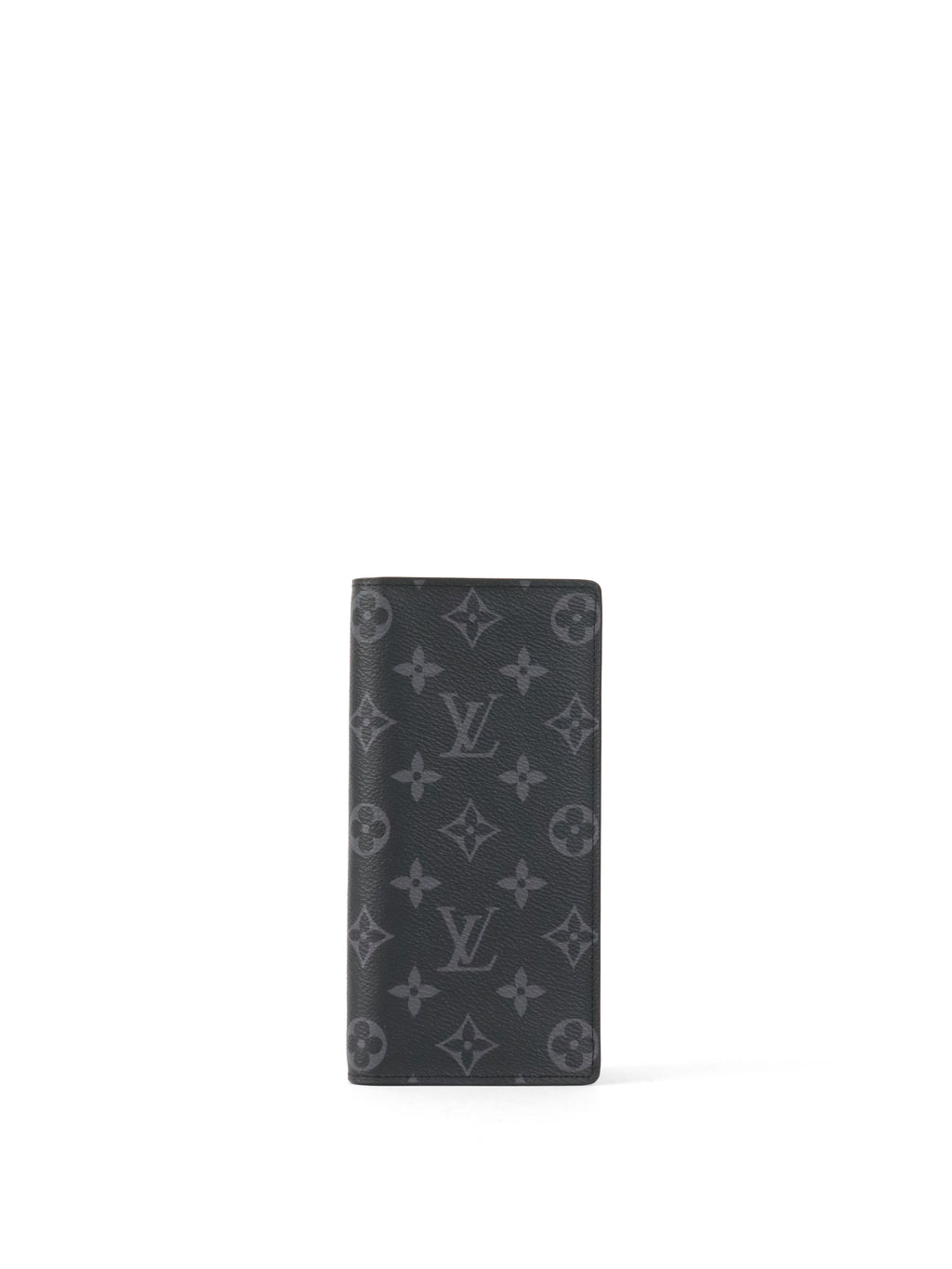 Louis Vuitton Black Monogram Eclipse Brazza Wallet
