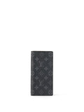 Louis Vuitton Black Monogram Eclipse Brazza Wallet