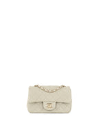 Chanel Light Grey Mini Classic Flap Bag