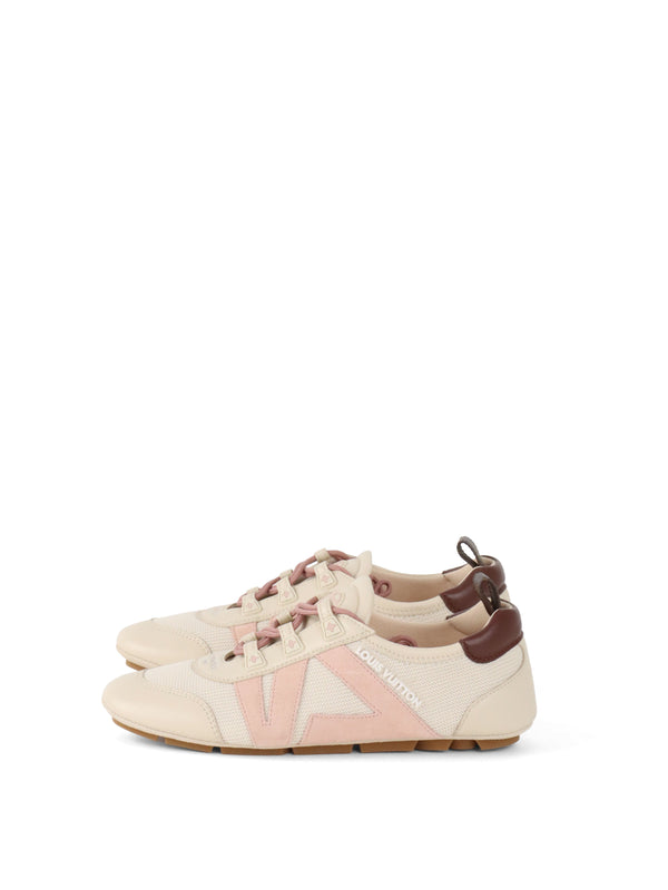 Louis Vuitton Pink LV Sneakerina Shoe.