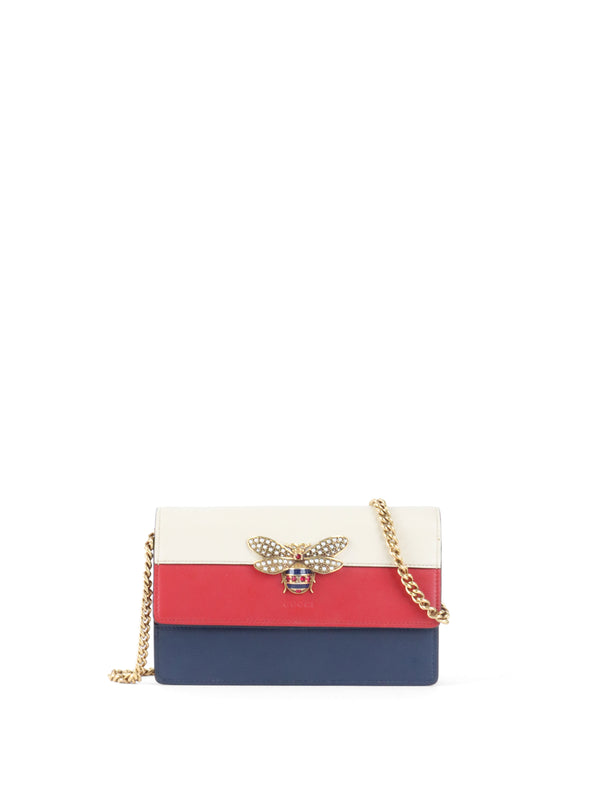 Gucci Tri-color Queen Margaret Wallet on Chain