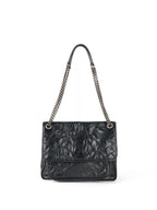 Saint Laurent Black Vintage Leather Medium Nikki Bag
