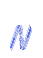 Dior Bright Blue Toile de Jouy Bande Twilly.