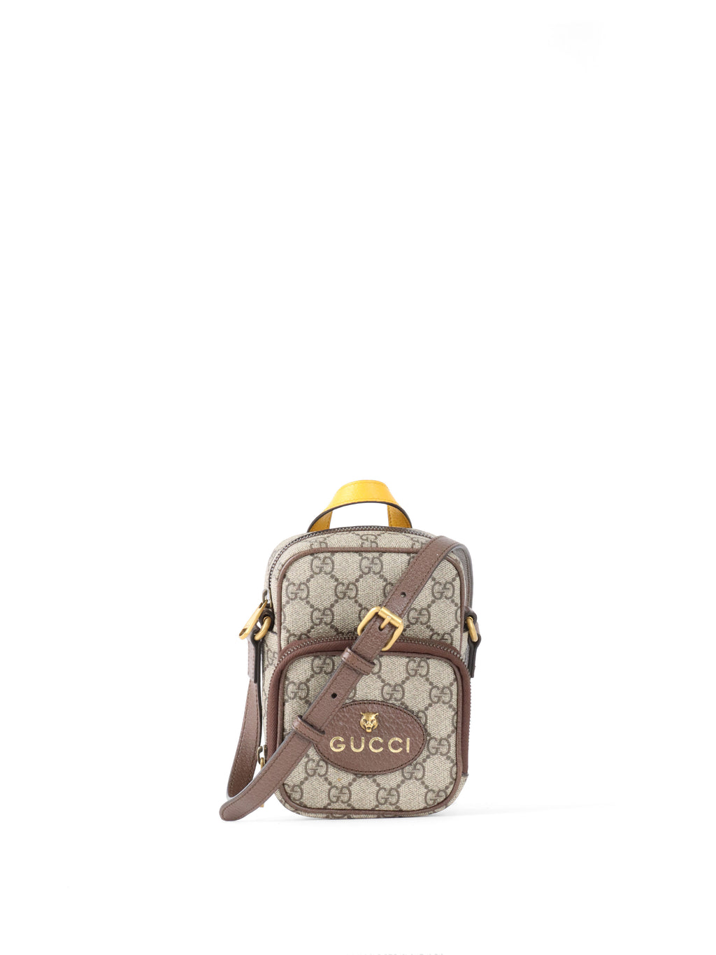 Gucci Mini Neo GG Supreme Canvas Vintage Crossbody Bag.