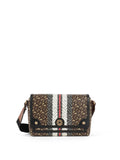 Burberry Monogram Stripe E-Canvas Note Crossbody Bag