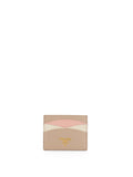Prada Saffiano Leather Beige/ Pink Card Holder