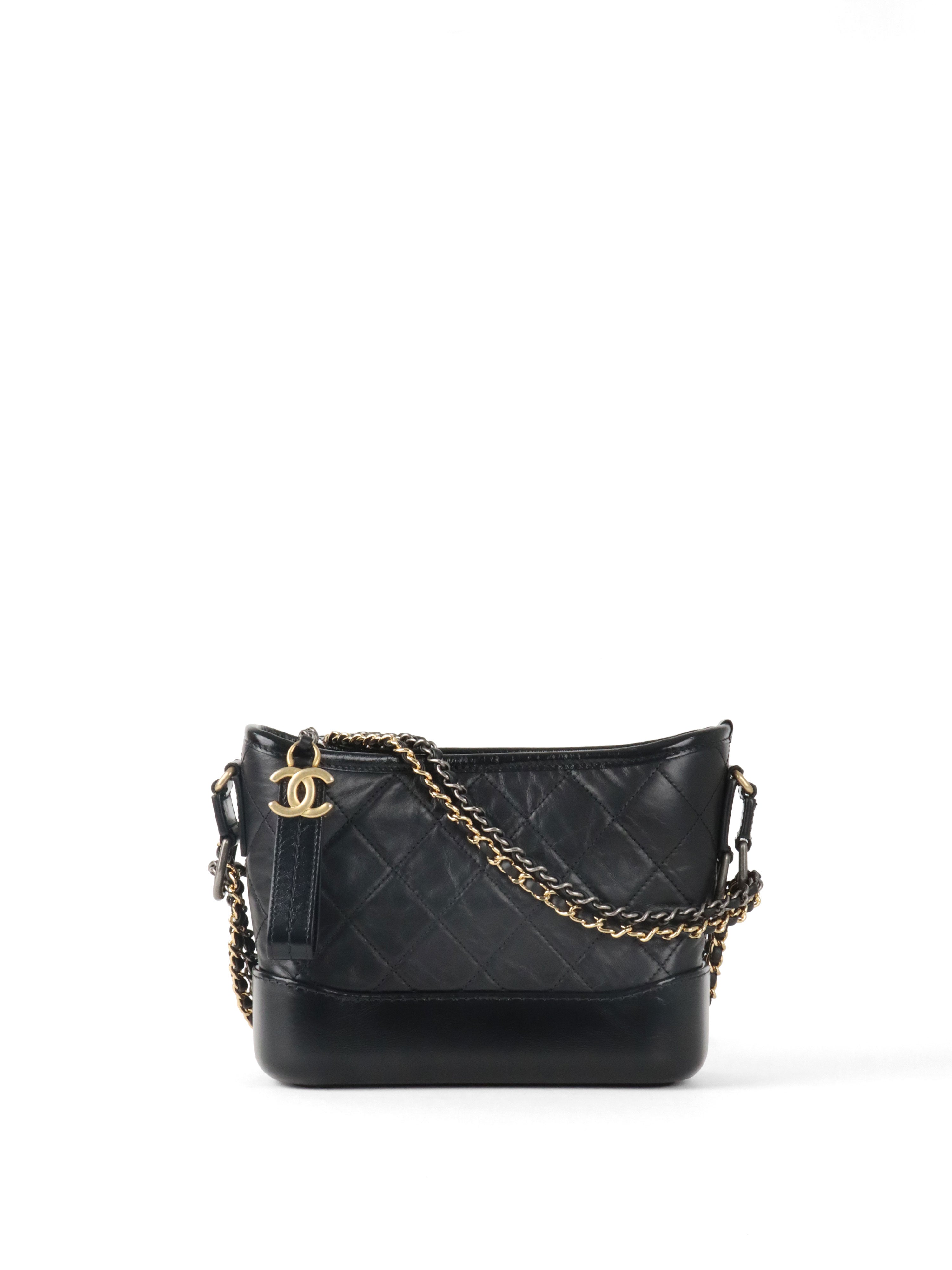 Chanel Small Black Gabrielle Bag.