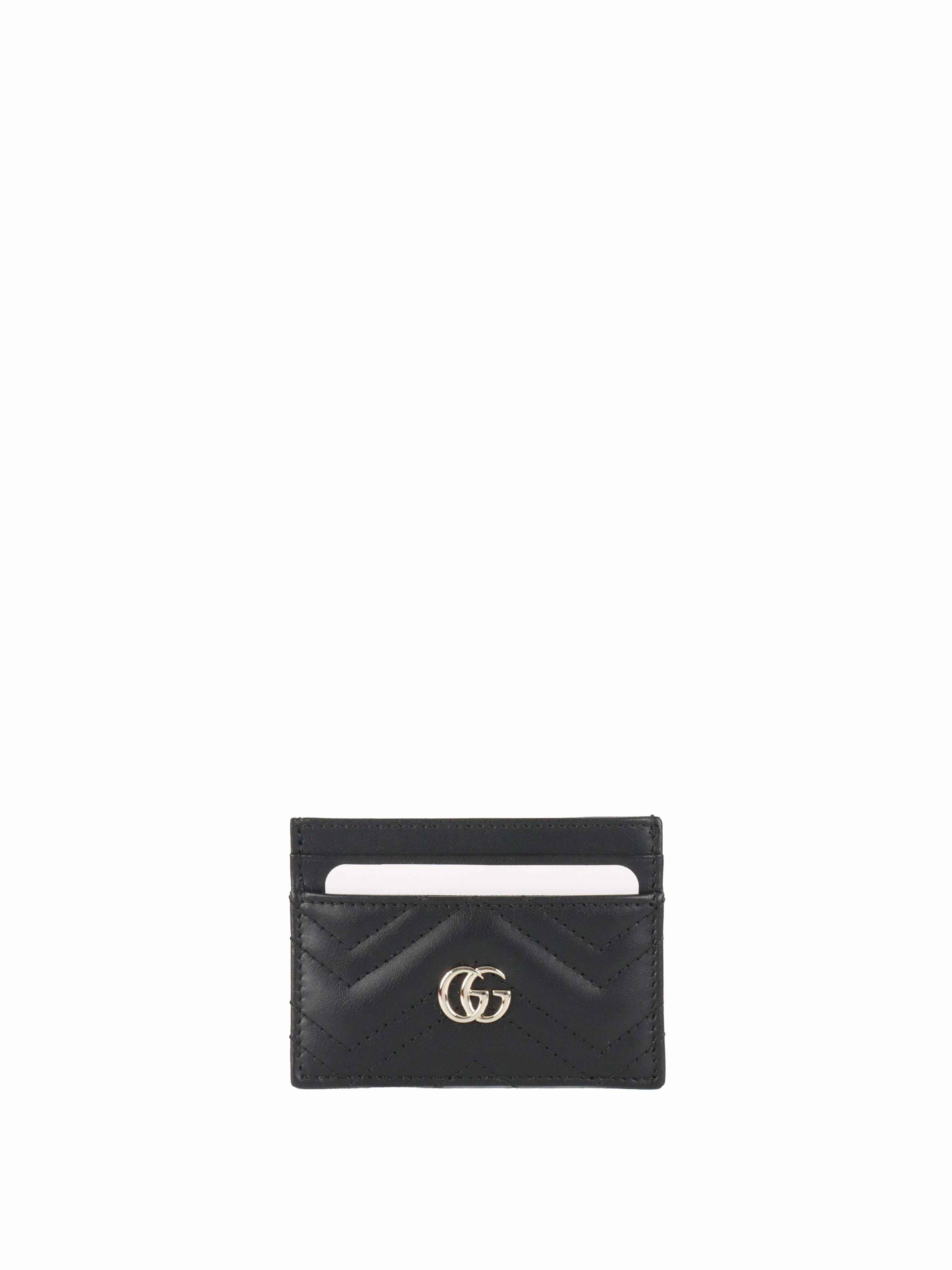 Gucci GG Marmont Quilted Leather Cardholder