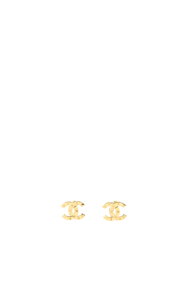 Chanel CC Gold-tone Studs Earring