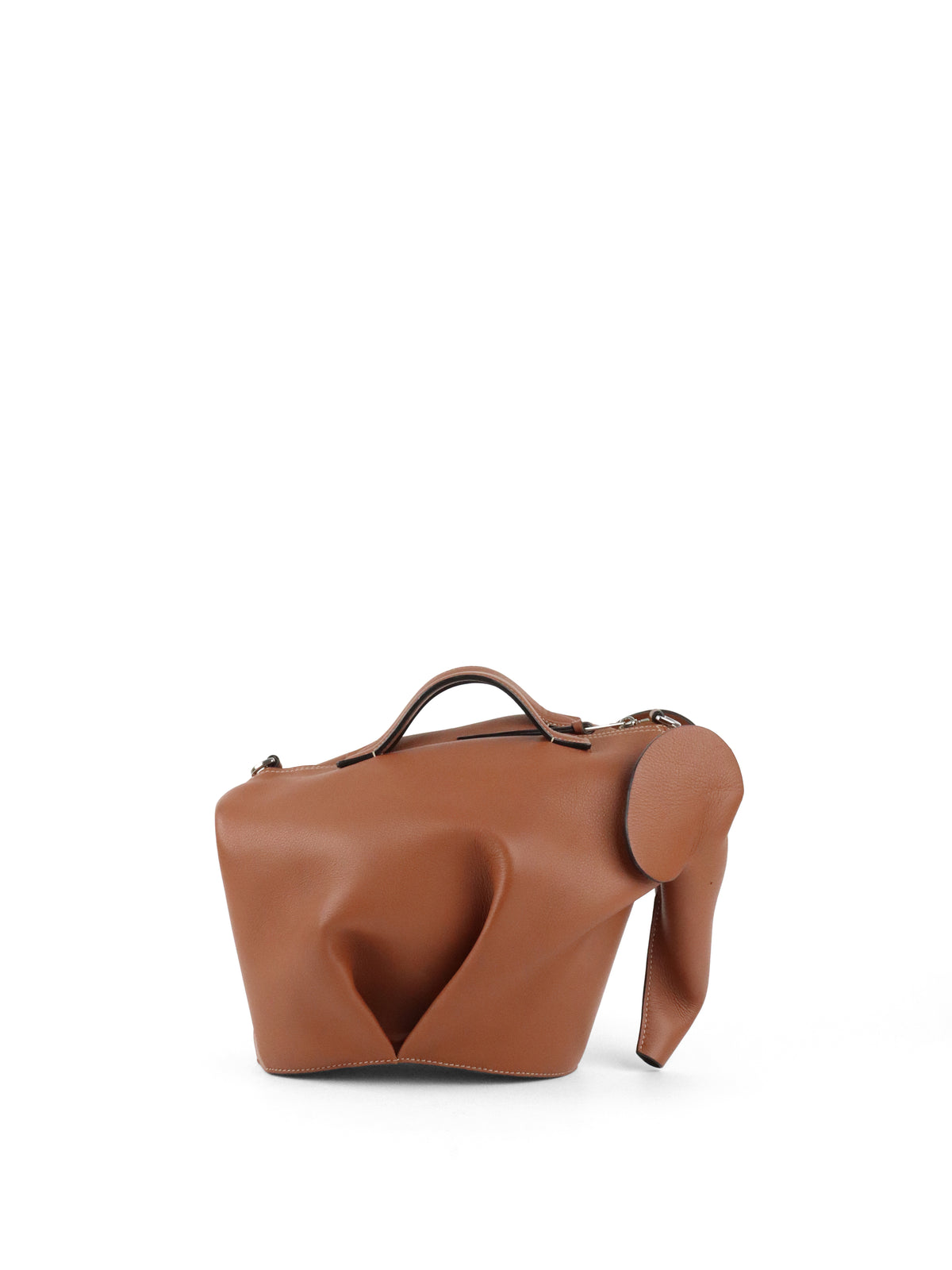 Loewe Tan Large Elephant Shoulder Bag