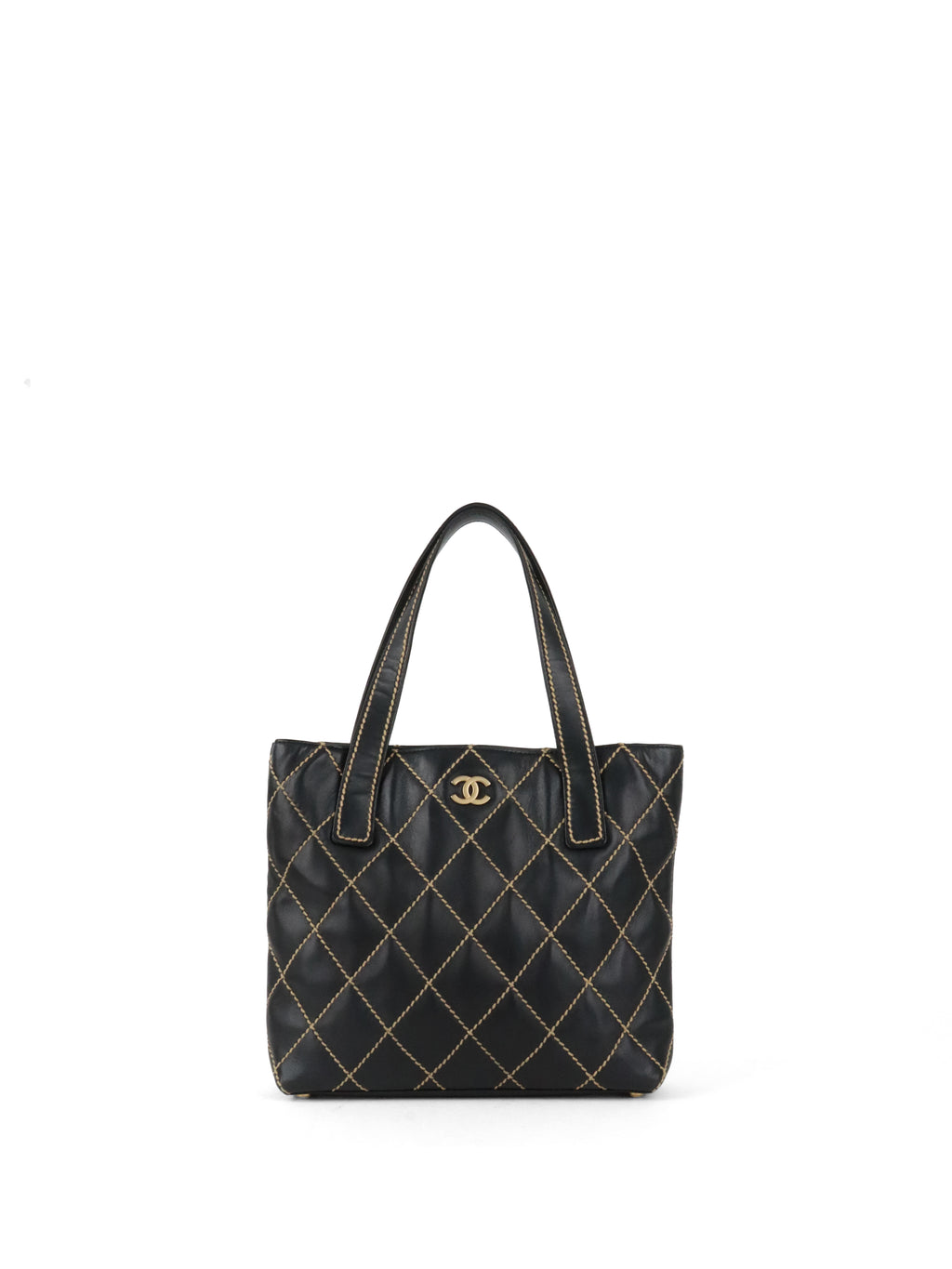 Chanel Black Wild Stitch Tote Bag