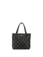 Chanel Black Wild Stitch Tote Bag