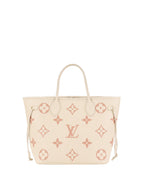 Louis Vuitton Monogram Empreinte Creme/Rose Trianon Neverfull MM