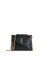 Saint Laurent Black Small Loulou Bag GHW