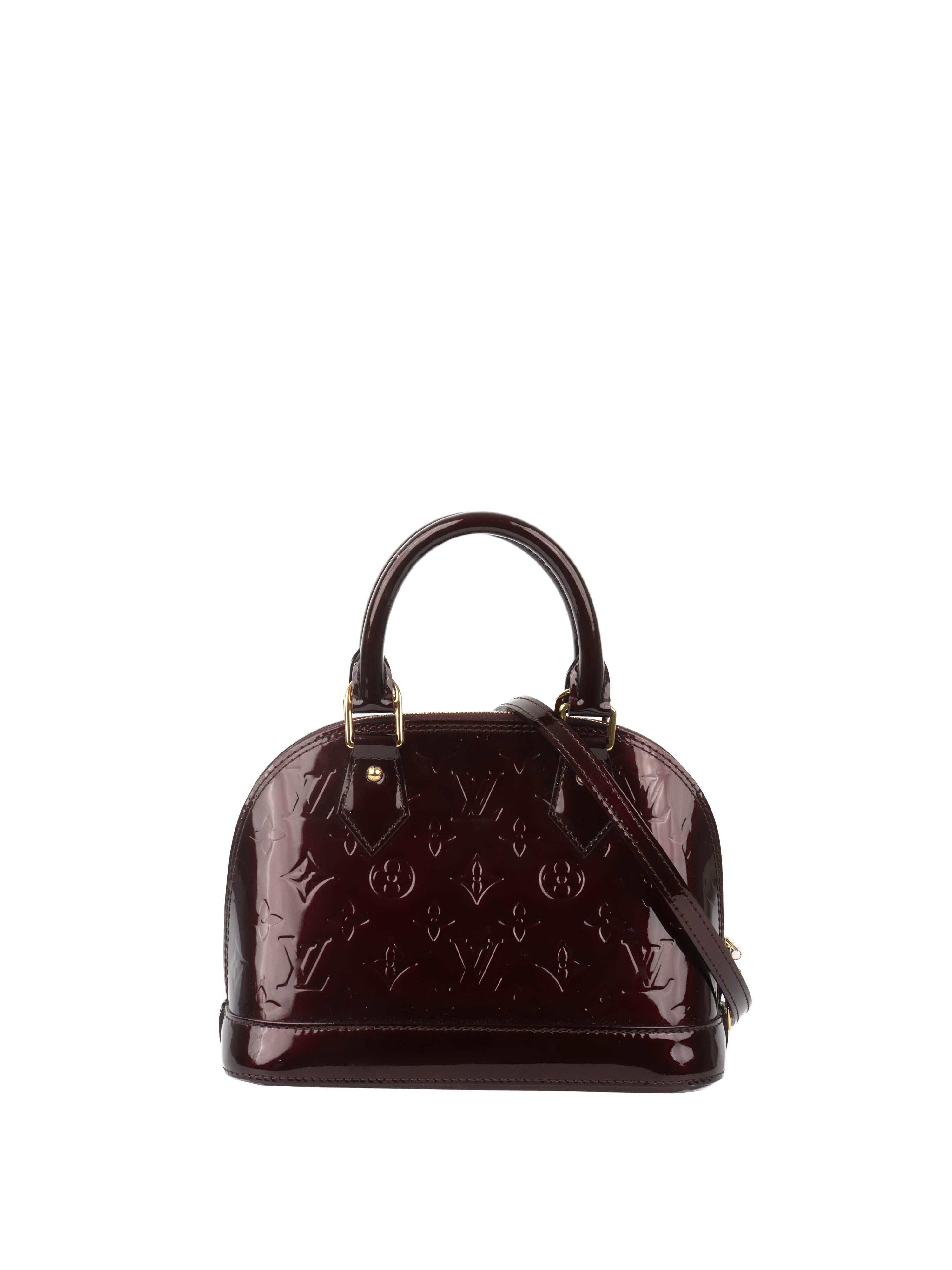 Louis Vuitton Vernis Alma BB Monogram Patent Leather.