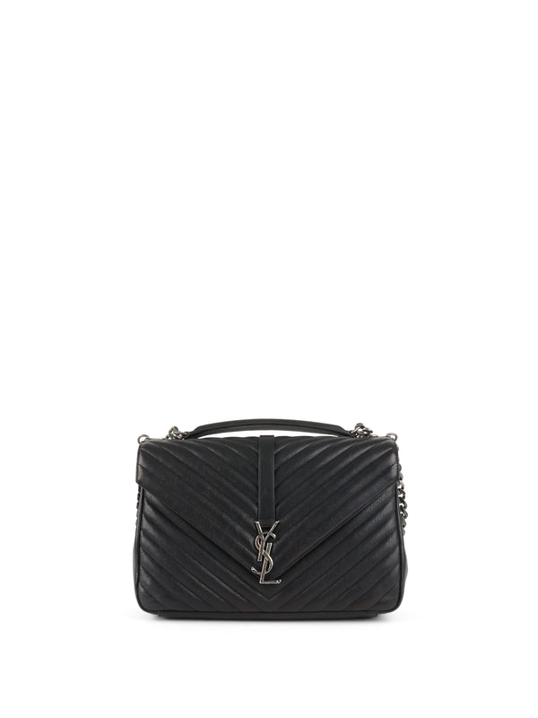 Saint Laurent Large Black College Bag