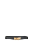Hermes Noir Kelly 18 Belt with Rose Gold Hardware