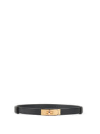 Hermes Noir Kelly 18 Belt with Rose Gold Hardware