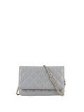 Chanel Grey Caviar Wallet on Chain LGHW